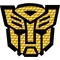 Gold Engine Turn Autobot Decal / Sticker