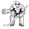 Hockey Hornet, Yellow Jacket, Bee Mascot Decal / Sticker
