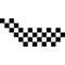 Checkered Flag Decal / Sticker 90