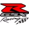 Black, Red and Silver GSXR Racing Decal / Sticker