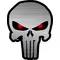 Red Eyed Punisher Decal / Sticker 20