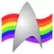 Star Trek Gay Pride Decal / Sticker