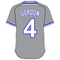 4 Alex Gordon Gray Jersey Decal / Sticker