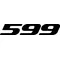 Ferrari 599 GTB Decal / Sticker 18