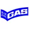 Gas Blue Jeans Decal / Sticker 04