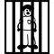 Jail Dad Stick Figure Decal / Sticker