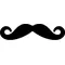 Mustache Decal / Sticker 01