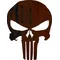 Rusted Punisher Decal / Sticker 30