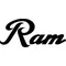 Ram Lettering Decal / Sticker 18