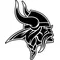 Viking Mascot Decal / Sticker 02