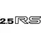 2.5 RS Decal / Sticker 01