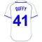41 Danny Duffy White Jersey Decal / Sticker