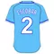 2 Alcides Escobar Powder Blue Jersey Decal / Sticker