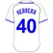 40 Kelvin Herrera White Jersey Decal / Sticker