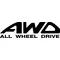 AWD All Wheel Drive Decal / Sticker 02