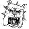 Bulldog Mascot Decal / Sticker 3