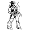 Cowboys Mascot Decal / Sticker Body 4