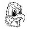 Eagles Mascot Decal / Sticker 2