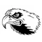 Eagles Mascot Decal / Sticker 4