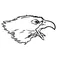 Eagles Mascot Decal / Sticker 5