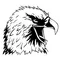 Eagles Mascot Decal / Sticker 8