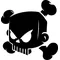 Ken Block Skull Decal / Sticker 02