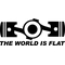 The World Is Flat Decal / Sticker 01