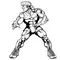 Wrestling Frontiersman Mascot Decal / Sticker 2
