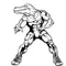 Wrestling Gators Mascot Decal / Sticker 2