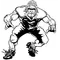 Football Knights Mascot Decal / Sticker 3