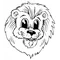 Lions Mascot Decal / Sticker 1