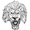 Lions Mascot Decal / Sticker 2