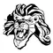 Lions Mascot Decal / Sticker 3