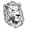 Lions Mascot Decal / Sticker 5
