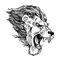 Lions Mascot Decal / Sticker 6