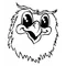 Owls Mascot Decal / Sticker 1