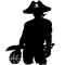 Basketball Pirates Mascot Decal / Sticker 1