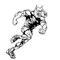 Track and Field Razorbacks Mascots Decal / Sticker 2
