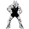 Wrestling Razorbacks Mascots Decal / Sticker 2