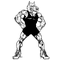 Wrestling Razorbacks Mascots Decal / Sticker 2