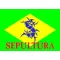 Sepultura Brazil Flag Decal / Sticker 06