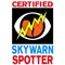 Skywarn Certified Spotter Decal / Sticker 03