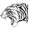 Tigers Mascot Decal / Sticker 3