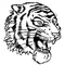 Tigers Mascot Decal / Sticker 6