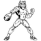 Baseball Tigers Mascot Decal / Sticker 3