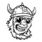 Vikings Mascot Decal / Sticker 1