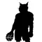 Basketball Wildcats Mascot Decal / Sticker 1