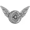 Winged Wheel Decal / Sticker 01