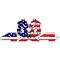 Z 4x4 American Flag Ram Decal / Sticker 38