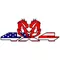 Z 4x4 American Flag Ram Decal / Sticker 39